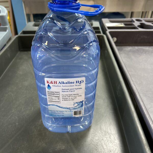 Blue And Clear Gallon jug